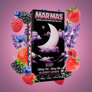 Home marmas edibles – wildberry lavender sleep cbd 1:2